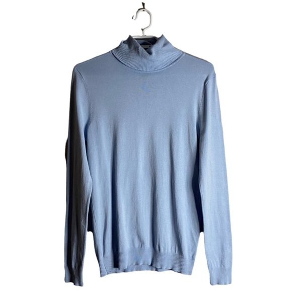 Andrew Marc Sweaters | Andrew Marc Women's Light Blue Turtleneck | Color: Blue | Size: S | Orangespace21's Closet